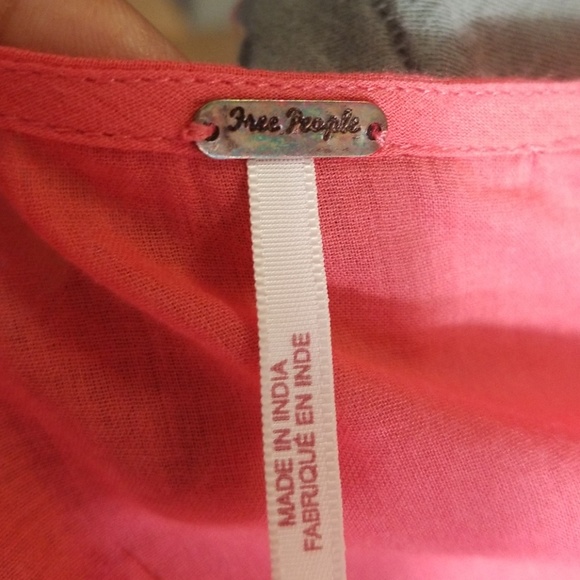 Free People True Color Button Blouse Sz S NWT - Picture 5 of 5